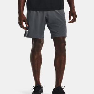 Under Armour Speed Pocket Men's Athletic Shorts Grey Size Large